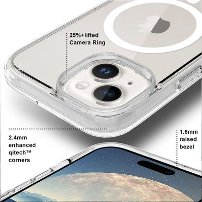 Ultimake Shockproof Transparent Magsafe Cover Case for iPhone 15 Plus (Transparent) V28-MOBCRAIP15PLUSMS