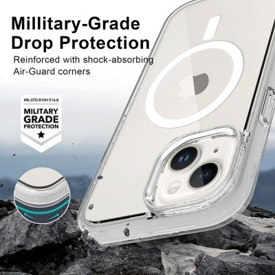 Ultimake Shockproof Transparent Magsafe Cover Case for iPhone 15 Plus (Transparent) V28-MOBCRAIP15PLUSMS