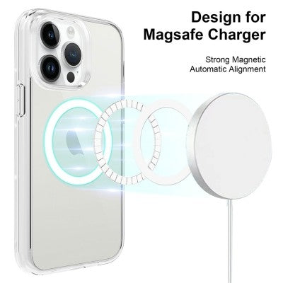 Ultimake Shockproof Transparent Magsafe Cover Case for iPhone 15 Pro Max (Transparent) V28-MOBCRAIP15PROMAXMS