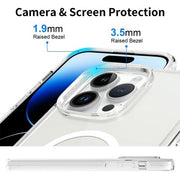 Ultimake Shockproof Transparent Magsafe Cover Case for iPhone 15 Pro Max (Transparent) V28-MOBCRAIP15PROMAXMS