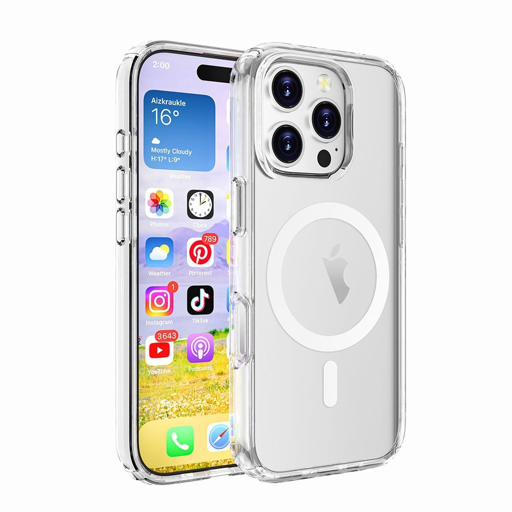 Ultimake Shockproof Transparent Magsafe Cover Case for iPhone 16 Plus V28-MOBCRAIP16PLUS