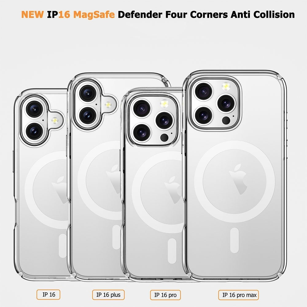 Ultimake Shockproof Transparent Magsafe Cover Case for iPhone 16 Plus V28-MOBCRAIP16PLUS