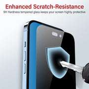 Privacy Tempered Glass Screen Protector for iPhone 16 Pro / 17 / 17 Pro V28-MOBCRAPRVSCRIP16P1717P