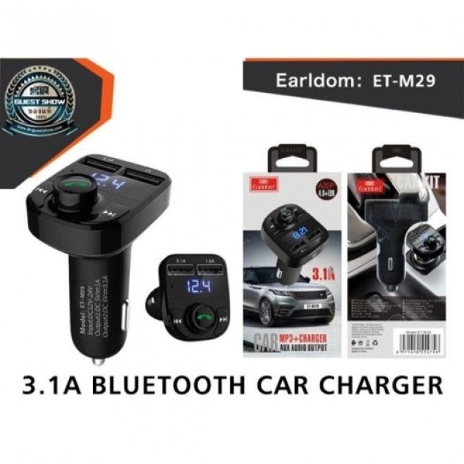 Earldom M29 Wireless Car Kit FM Transmitter V28-MOBINTEDM29