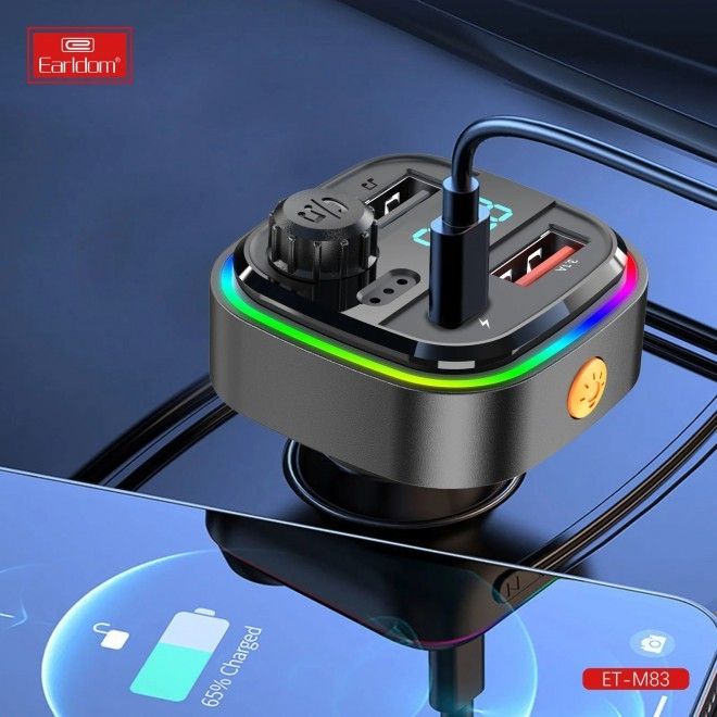 Earldom M83 Wireless Car Kit FM Transmitter V28-MOBINTEDM83