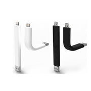 Flexible USB Data Sync Stand Mount Cable for iPhone 5/ 5S /6 BLACK ONLY V28-MOBVMXUSBLIGHTING