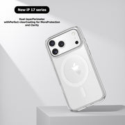 UTIA Ultimake Shockproof Transparent Case Cover With Magnetic Ring for iPhone 17 Pro Max V28-MOBZJZMGS17PM
