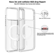 UTIA Ultimake Shockproof Transparent Case Cover With Magnetic Ring for iPhone 17 Pro Max V28-MOBZJZMGS17PM