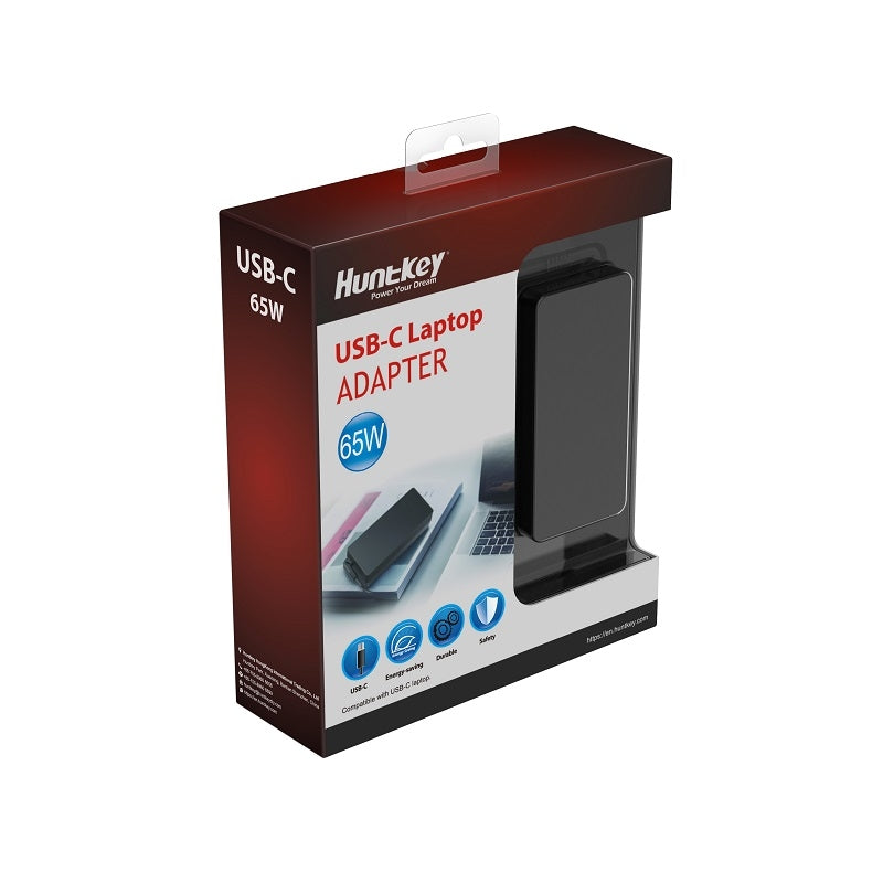 HUNTKEY USB -C 65W NOTEBOOK ADAPTER (HKA06520033-016) V28-NBAHUN65WUSBC