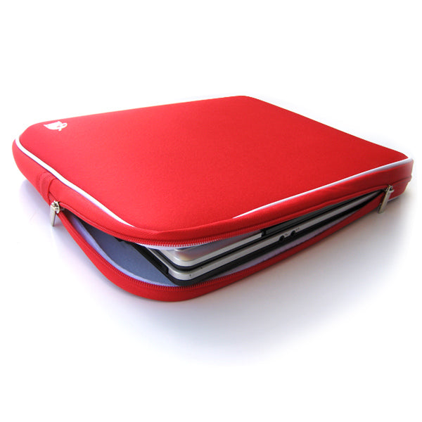 12 to 14 inch Laptop Bag Sleeve Case (red) V28-NBBLEM12INREDSL