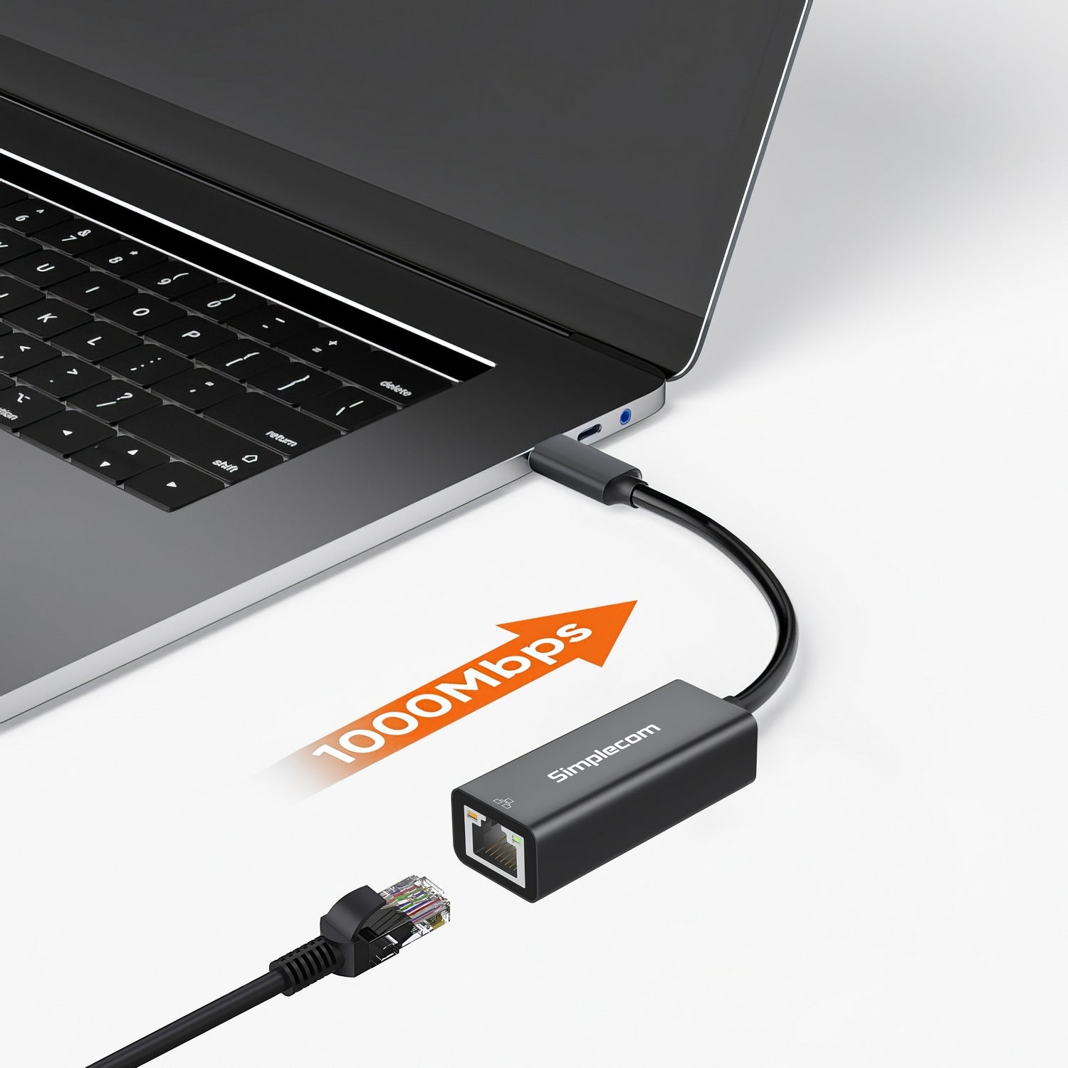 Simplecom NU314 SuperSpeed USB-C to Gigabit Ethernet Network Adapter V28-NU314