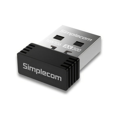 Simplecom NW106 AX300 2.4GHz Wi-Fi 6 USB Wireless Nano Adapter V28-NW106