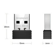 Simplecom NW106 AX300 2.4GHz Wi-Fi 6 USB Wireless Nano Adapter V28-NW106