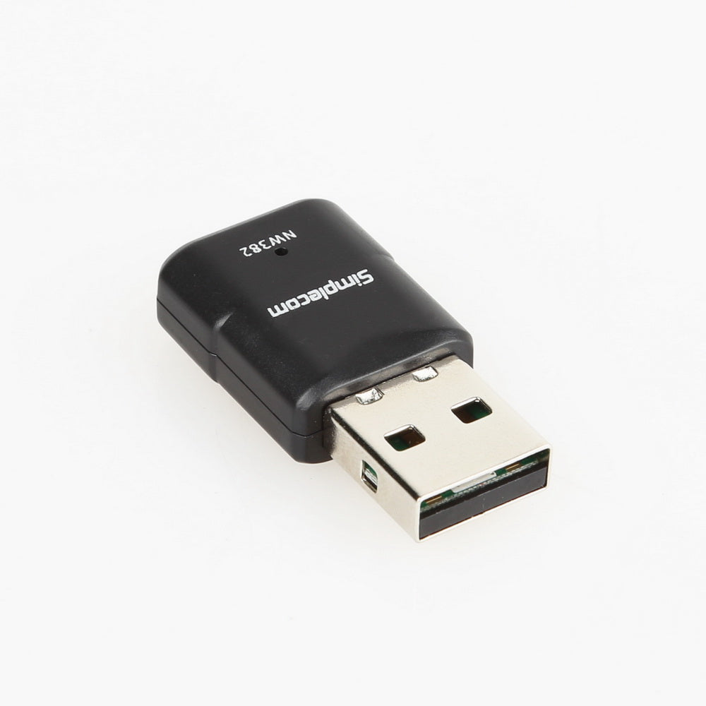Simplecom NW382 Mini Wireless N USB WiFi Adapter 802.11n 300Mbps V28-NW382