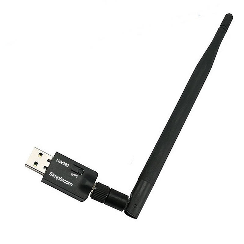 Simplecom NW392 USB Wireless N WiFi Adapter 802.11n 300Mbps 5dBi Antenna V28-NW392