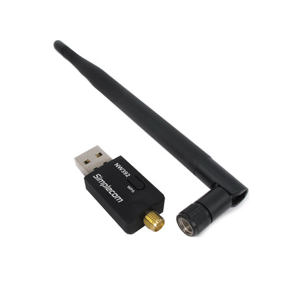 Simplecom NW392 USB Wireless N WiFi Adapter 802.11n 300Mbps 5dBi Antenna V28-NW392