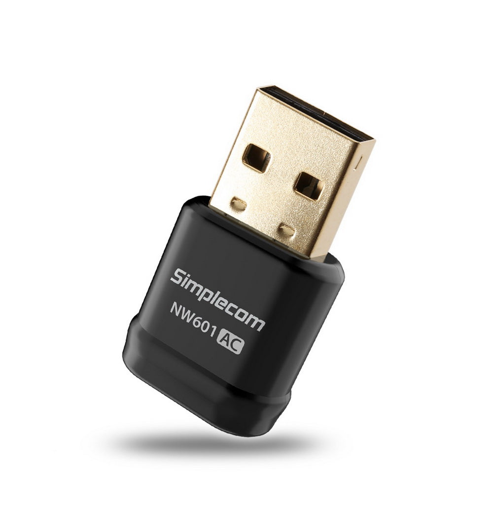 Simplecom NW601 AC600 Mini WiFi Dual Band Wireless USB Adapter V28-NW601