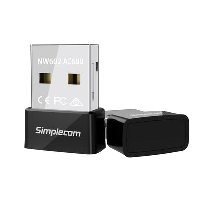 Simplecom NW602 AC600 Dual Band Nano USB WiFi Wireless Adapter V28-NW602