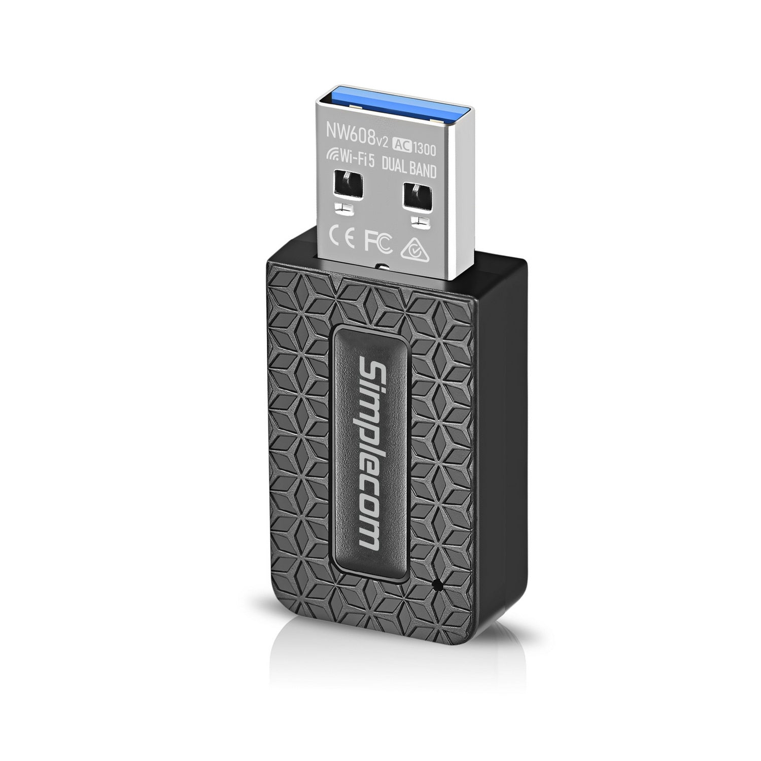 Simplecom NW608v2 WiFi 5 AC1300 Dual-Band USB 3.0 Wireless Adapter V28-NW608V2