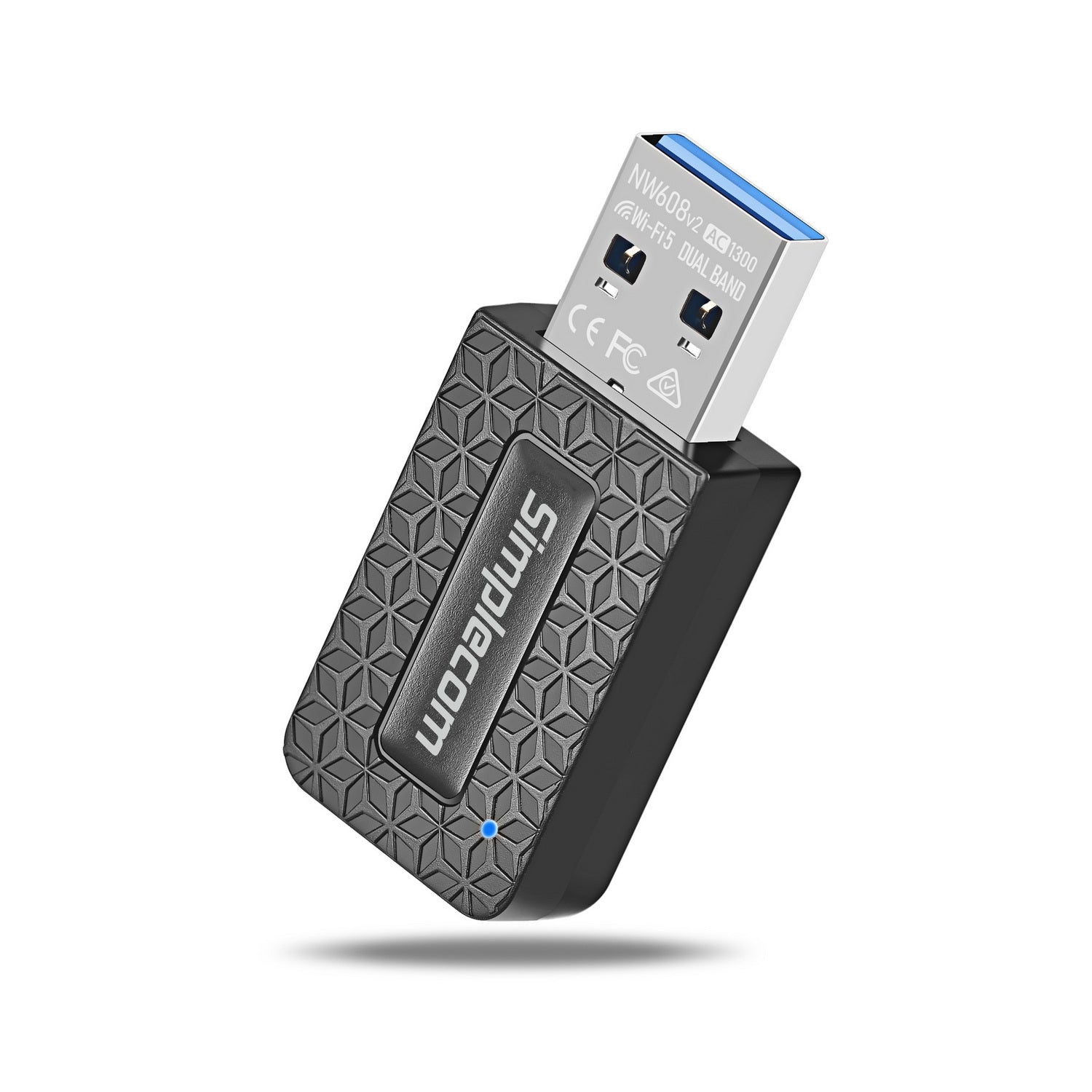 Simplecom NW608v2 WiFi 5 AC1300 Dual-Band USB 3.0 Wireless Adapter V28-NW608V2
