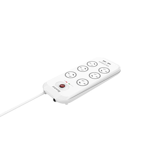 Huntkey 6-Outlet Surge Protector with 2 USB Charging Outlets (SAC607) V28-PSUHUNSAC607