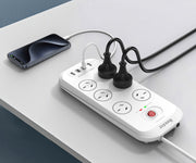 Huntkey SAC607C 6 Outlets Surge Protector Powerboard with 2x USB-A & 2x USB-C V28-PSUHUNSAC607C