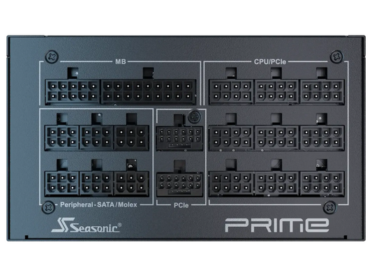 Seasonic PRIME TX-1600 1600W Titanium ATX 3.1 Fully Modular PSU SSR-1600TR2 V28-PSUSEA1600TX