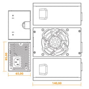 SEASONIC SSP-300TGS Active PFC TFX 300W Power Supply V28-PSUSEA300TGSGLD