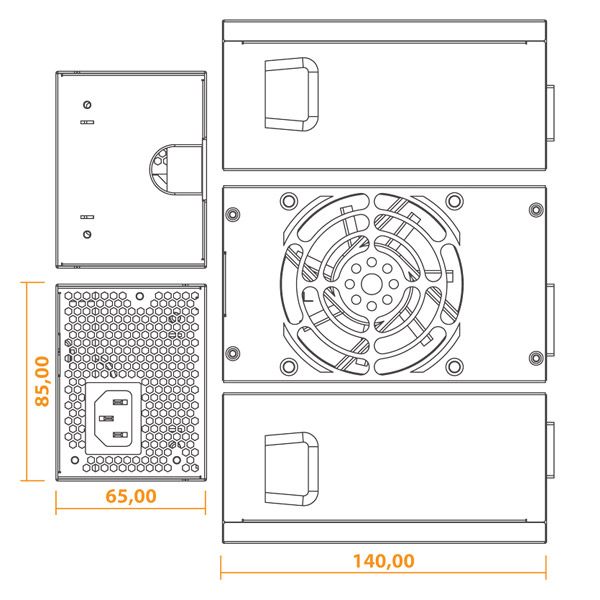 SEASONIC SSP-300TGS Active PFC TFX 300W Power Supply V28-PSUSEA300TGSGLD