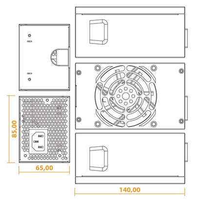 SEASONIC SSP-300TGS Active PFC TFX 300W Power Supply V28-PSUSEA300TGSGLD
