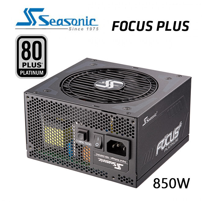 SeaSonic 850W FOCUS PLUS Platinum PSU (SSR-850PX) V28-PSUSEA850PXFOCUS