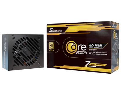 Seasonic Core GX-850 ATX3 80 Plus Gold Full Modular 850W PSU (SRP-CGX851-A5A32SF) V28-PSUSEACOREGX850V2