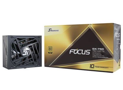 Seasonic FOCUS GX-750 ATX 3.0 750W Gold PSU (SSR-750FX3) V28-PSUSEAFOCUSGX750A3