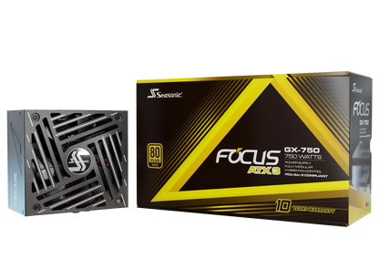 Seasonic 750W Focus GX-750 V4 Fully-Modular 80 PLUS Gold ATX3.1/PCIe 5.1 PSU SRP-FGX751-A5A32SF V28-PSUSEAFOCUSGX750V4