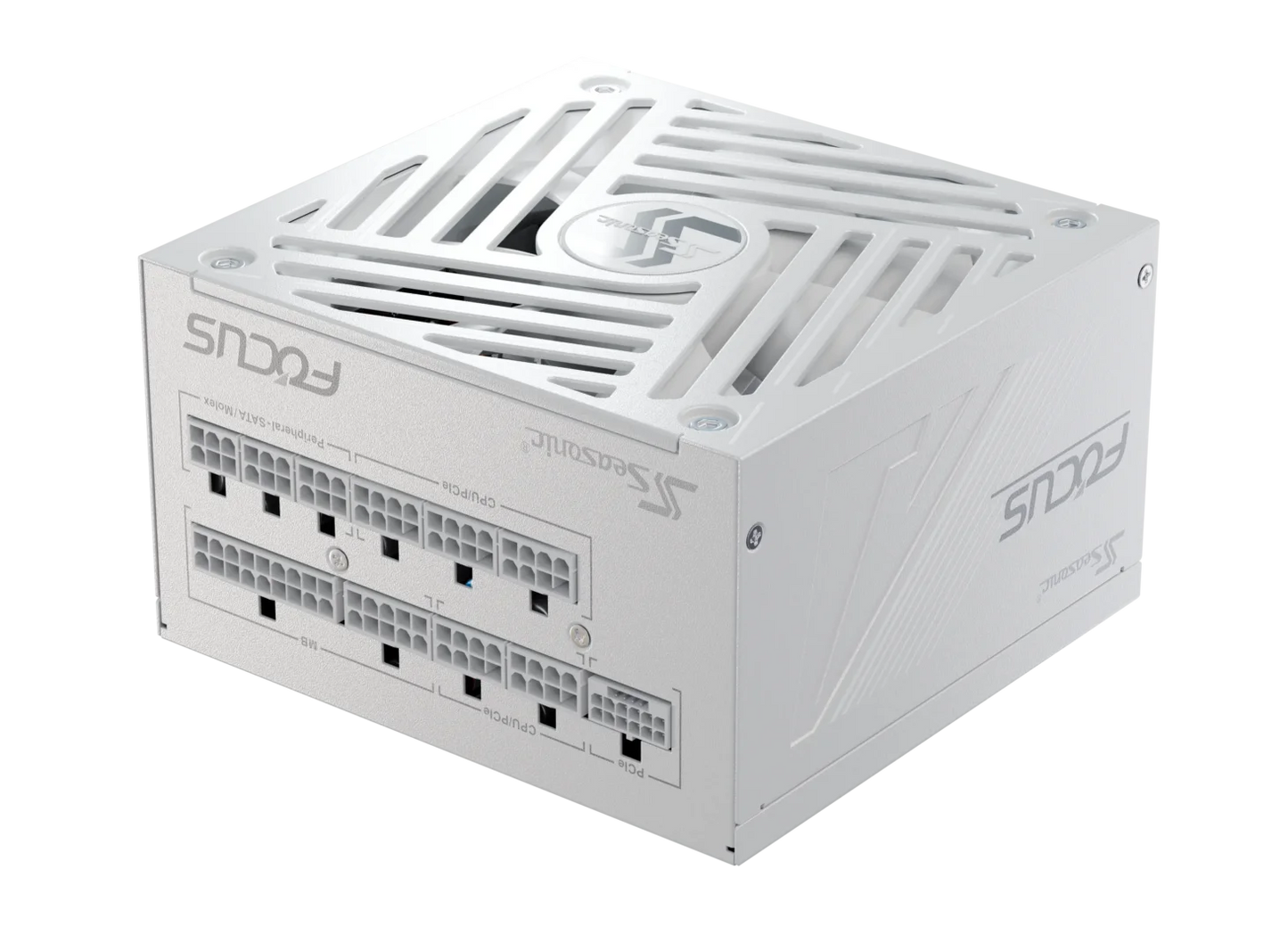 Seasonic 1000W Focus GX-1000 V4 WHITE Fully-Modular 80 PLUS Gold ATX3.1/PCIe 5.1 PSU V28-PSUSEAFOCUSGXWHITE1000V4