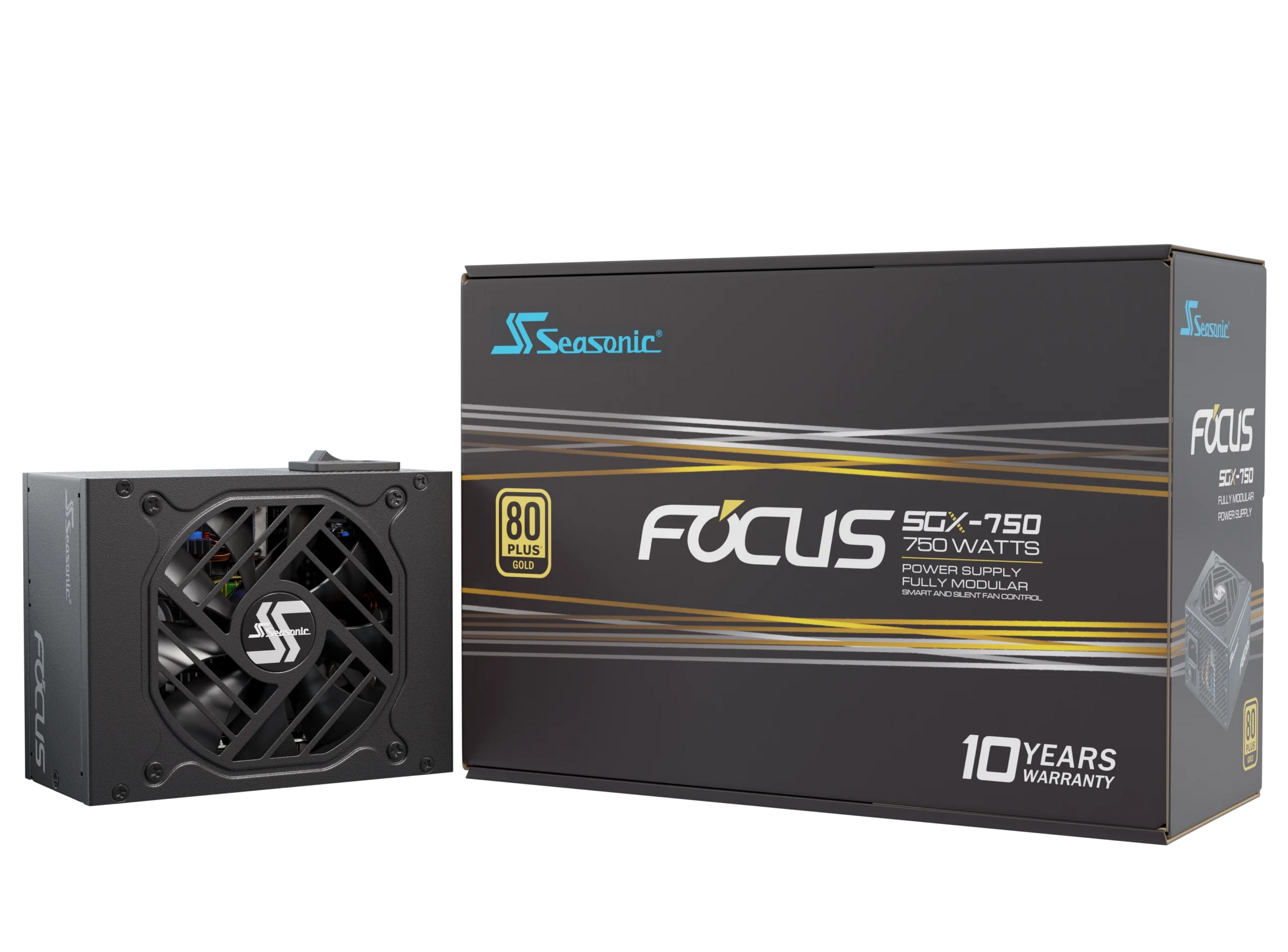 Seasonic FOCUS SGX-750 (2021) 750W Modular 80 Plus Gold PSU V28-PSUSEAFOCUSSGX750W