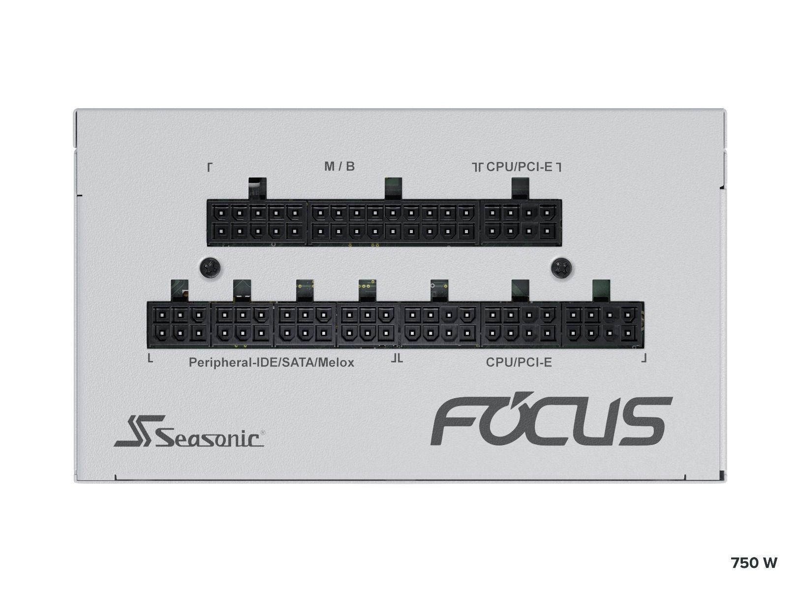 Seasonic FOCUS GX-750 White 750W ATX 3.0 Gold Modular PSU V28-PSUSEAFOCUSWHITE750GXA3