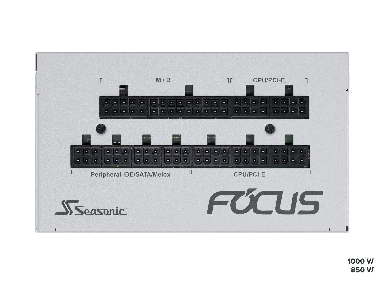 Seasonic FOCUS GX-850 White 850W ATX 3.0 Gold Modular PSU V28-PSUSEAFOCUSWHITE850GXA3