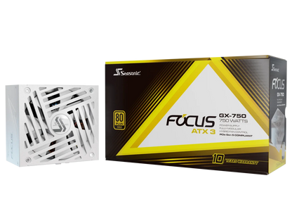 Seasonic 750W FOCUS GX-750 V4 White ATX 3.1 V28-PSUSEAFOCUSWHITEGX750V4
