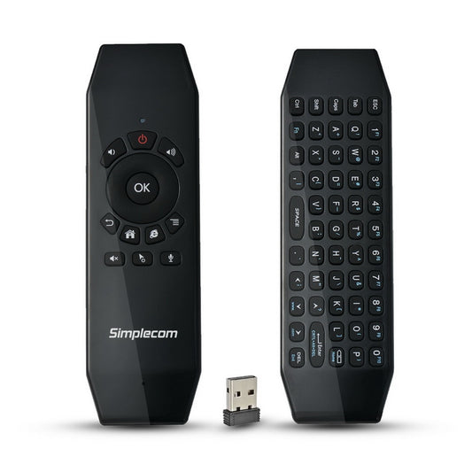 Simplecom RT150 2.4GHz Wireless Remote Air Mouse Keyboard with IR Learning V28-RT150
