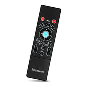 Simplecom RT250 Rechargeable 2.4GHz Wireless Remote Air Mouse Keyboard with Touch Pad and Backlight V28-RT250