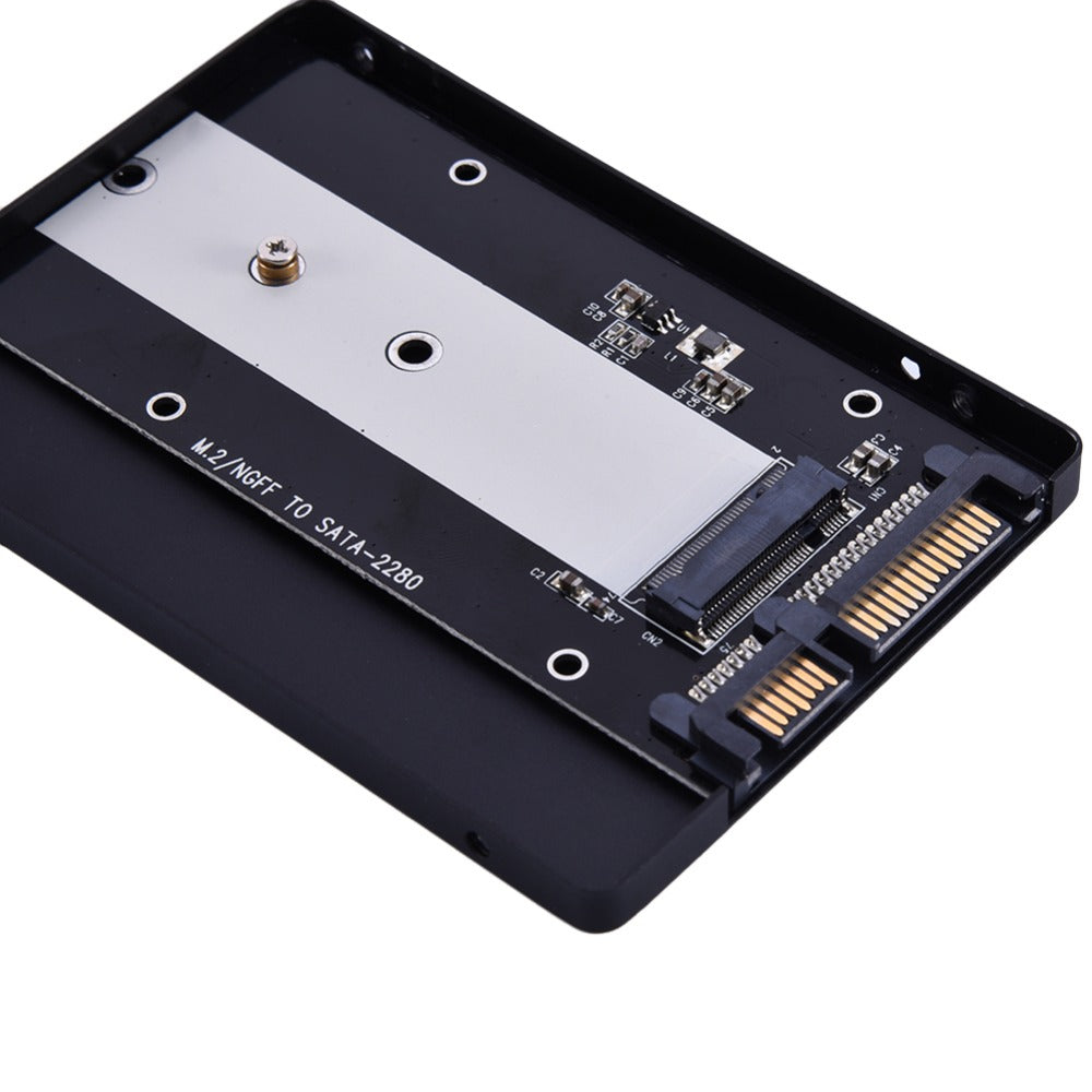 Simplecom SA102 NGFF M.2 (B Key) to 7mm 2.5" SATA Converter Enclosure Aluminium V28-SA102