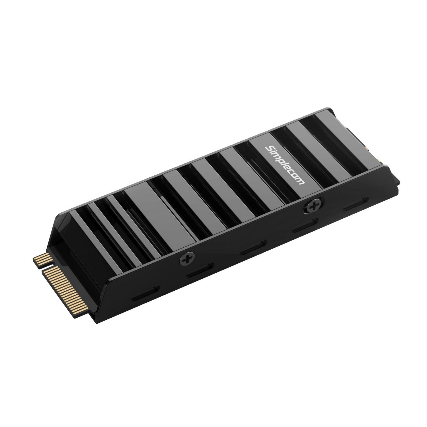 Simplecom SA110 M.2 SSD Aluminum Heatsink with Thermal Silicone Pads for PC and PS5 V28-SA110