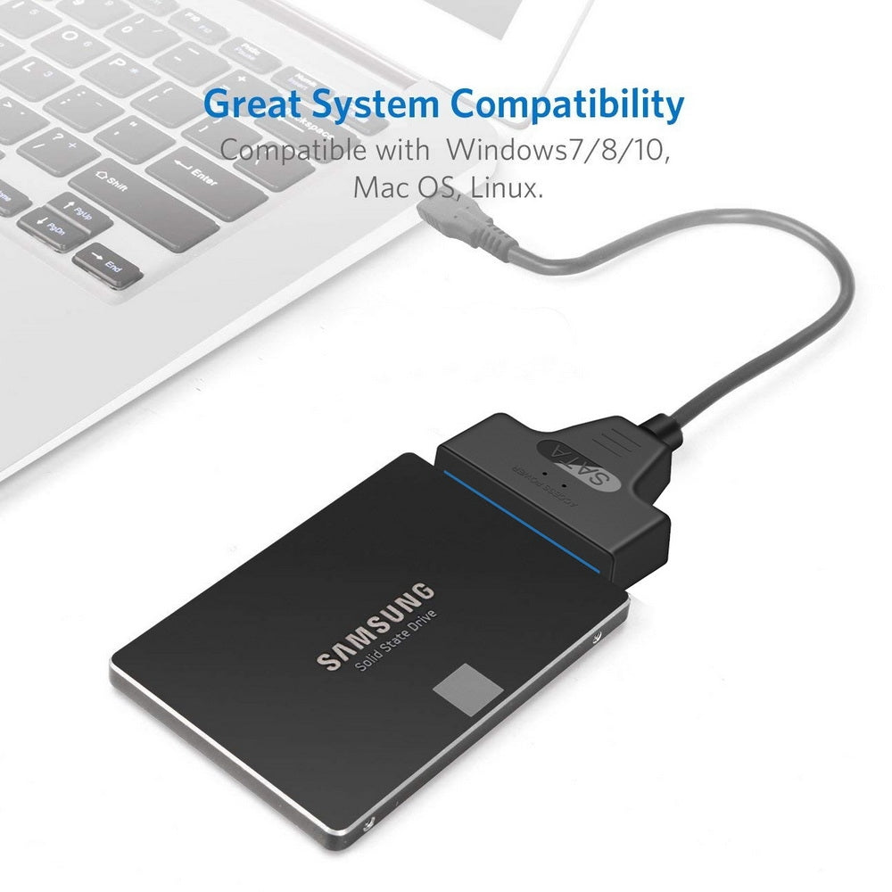 Simplecom SA128 USB 3.0 to SATA Adapter Cable for 2.5" SSD/HDD V28-SA128