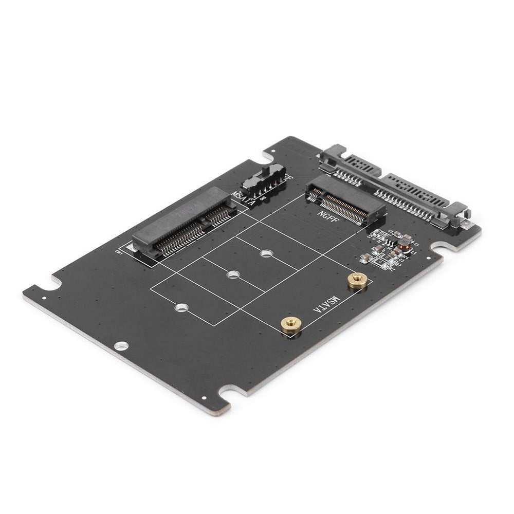 Simplecom SA207 mSATA + M.2 (NGFF) to SATA 2 In 1 Combo Adapter V28-SA207