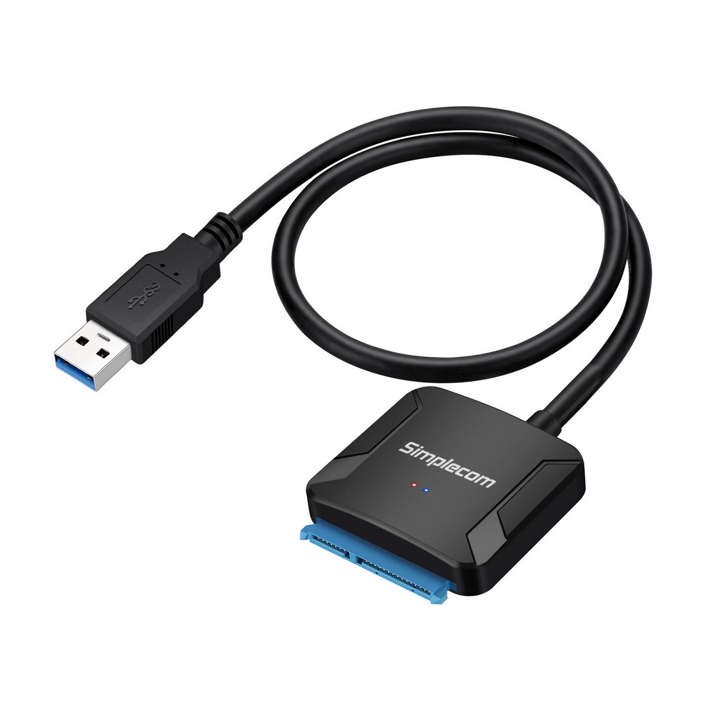 Simplecom SA236 USB 3.0 to SATA Adapter Cable Converter with Power Supply for 2.5" & 3.5" HDD SSD V28-SA236