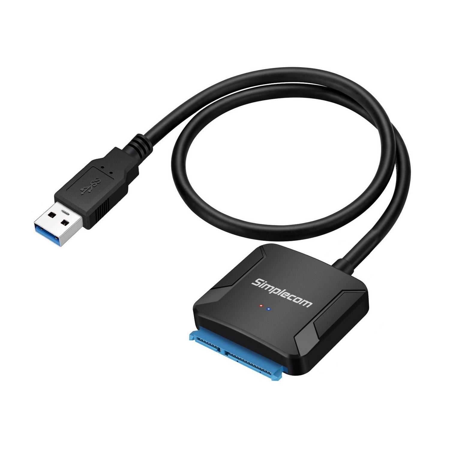 Simplecom SA236 USB 3.0 to SATA Adapter Cable Converter with Power Supply for 2.5" & 3.5" HDD SSD V28-SA236