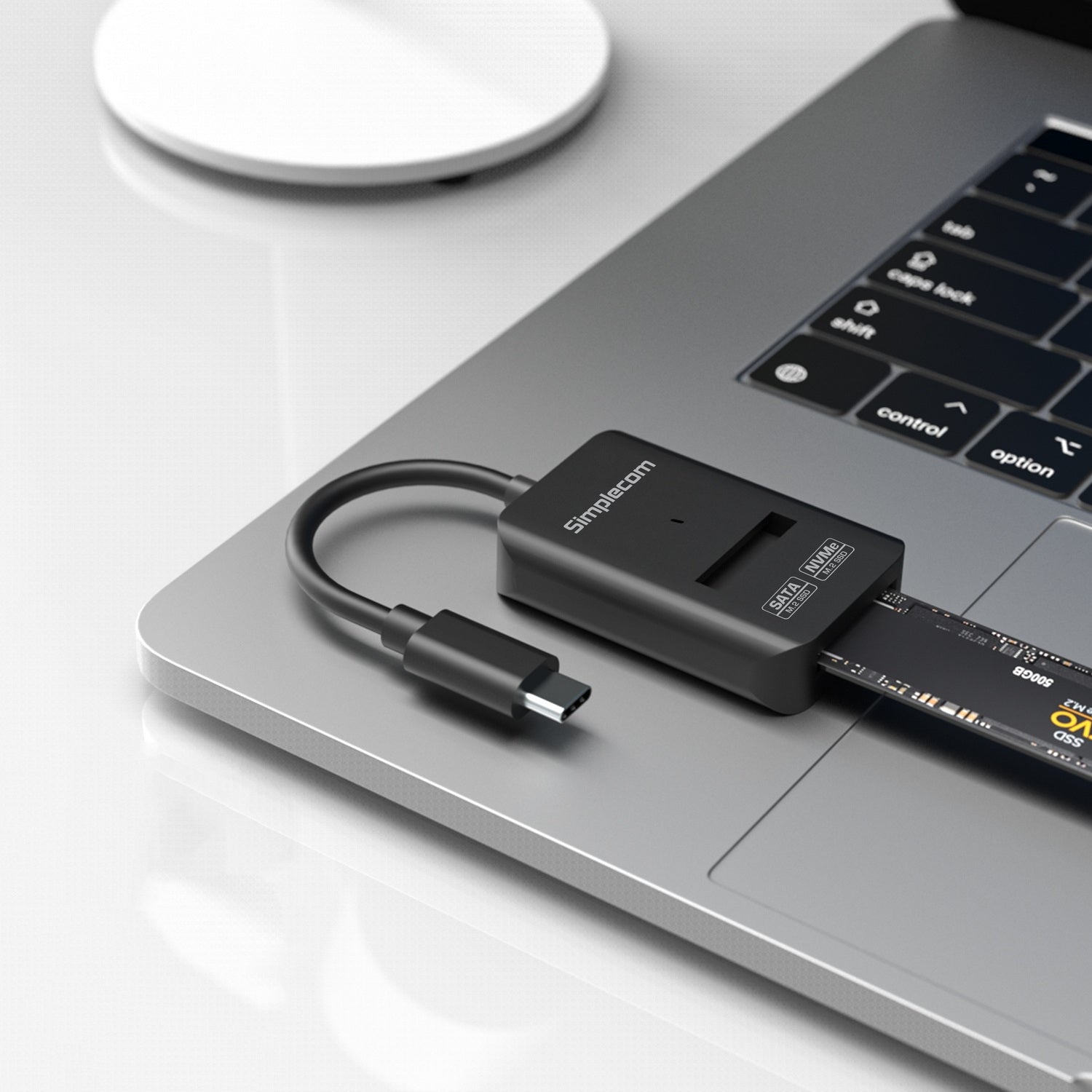 Simplecom SA506 NVMe / SATA Dual Protocol M.2 SSD to USB-C Adapter Converter USB 3.2 Gen 2 10Gbps V28-SA506