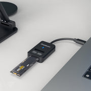 Simplecom SA506 NVMe / SATA Dual Protocol M.2 SSD to USB-C Adapter Converter USB 3.2 Gen 2 10Gbps V28-SA506