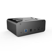 Simplecom SD352 USB 3.0 to Dual SATA Aluminium Docking Station with 3-Port Hub and 1 Port 2.1A USB Charger V28-SD352